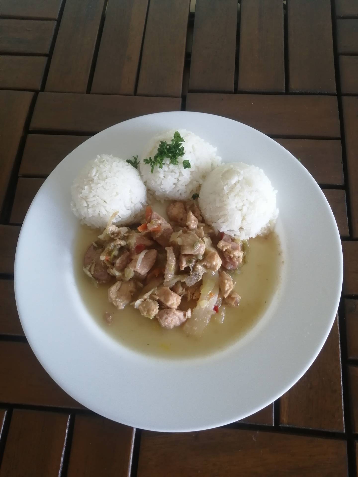 masová směs, jasmínová rýže