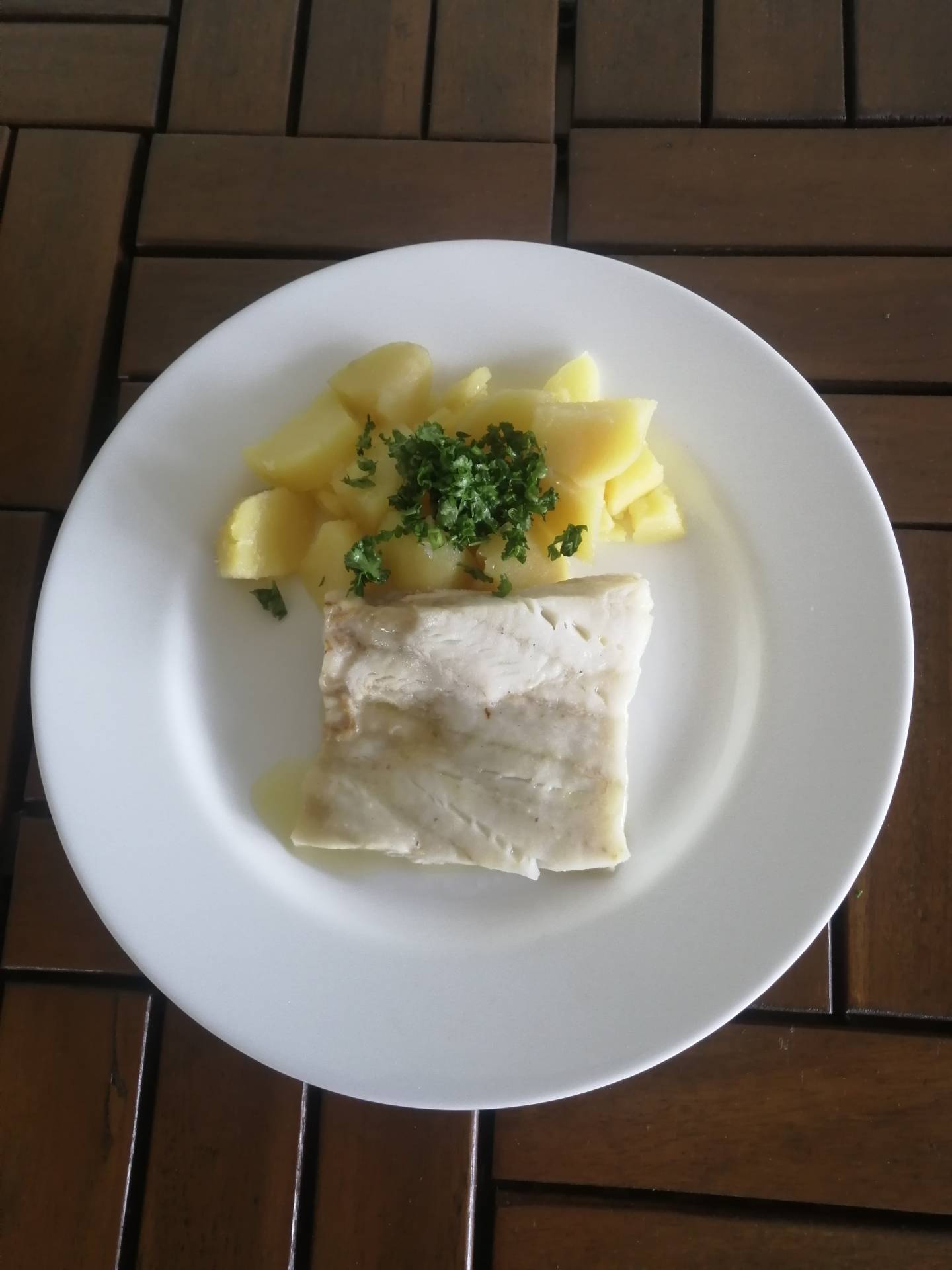 pečená treska na másle