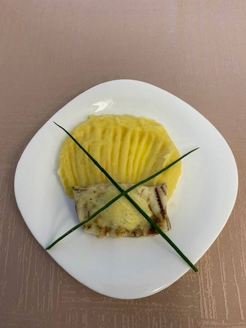 tmavá treska zapečená se sýrem