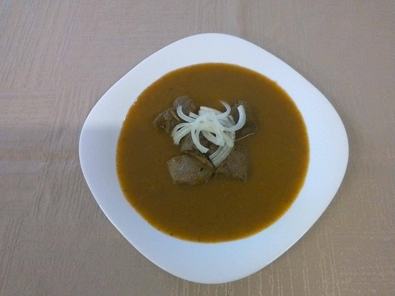 zvěřinový guláš z divočáka ( SOUS-VIDE)