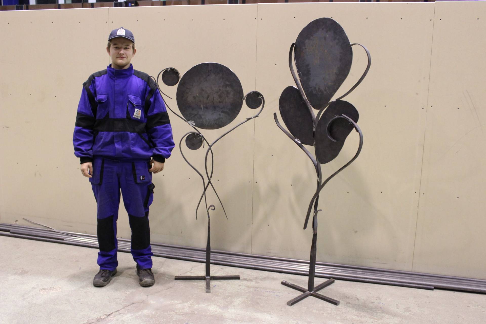 Kovaná květina pro Priessnitzovy léčebné lázně