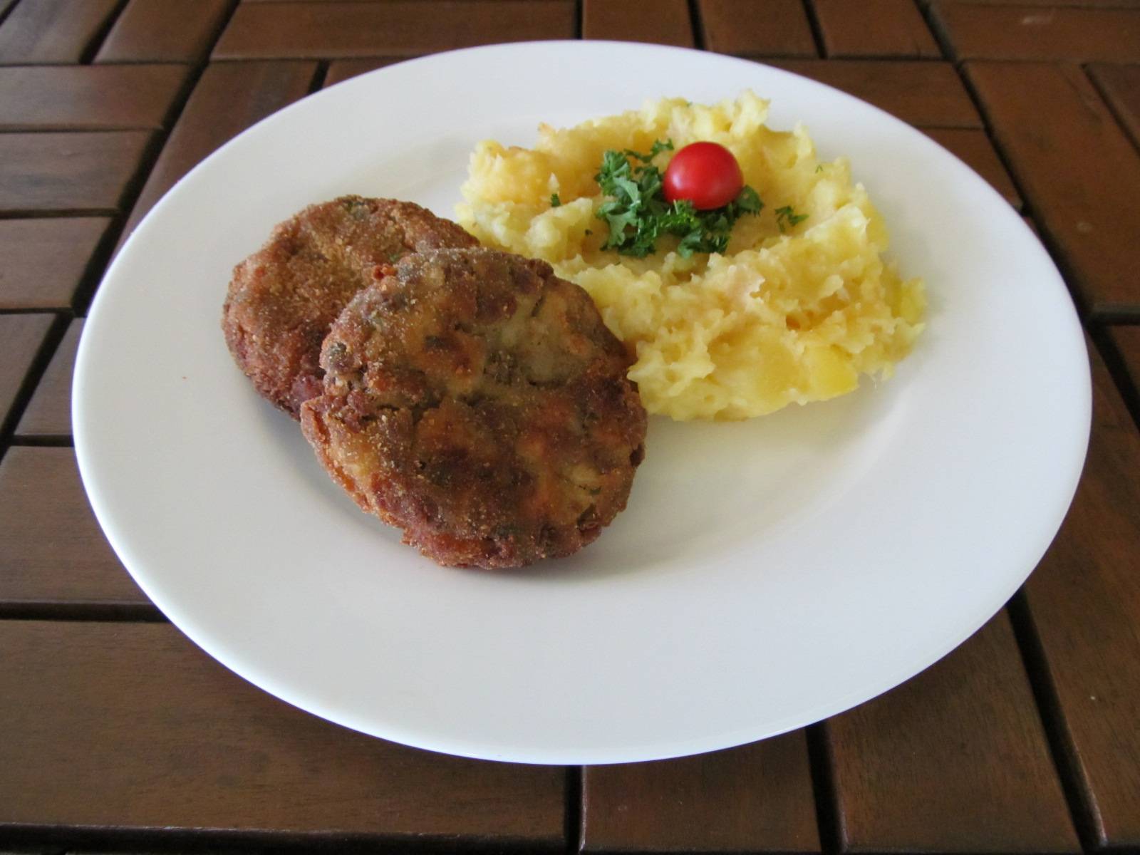 Čočkové biftečky s květákem, Vařené brambory