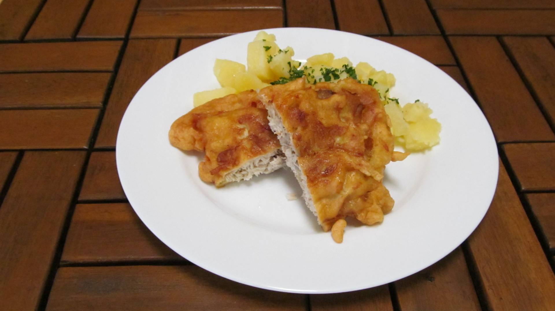 Rybí filé v šunkovém těstíčku