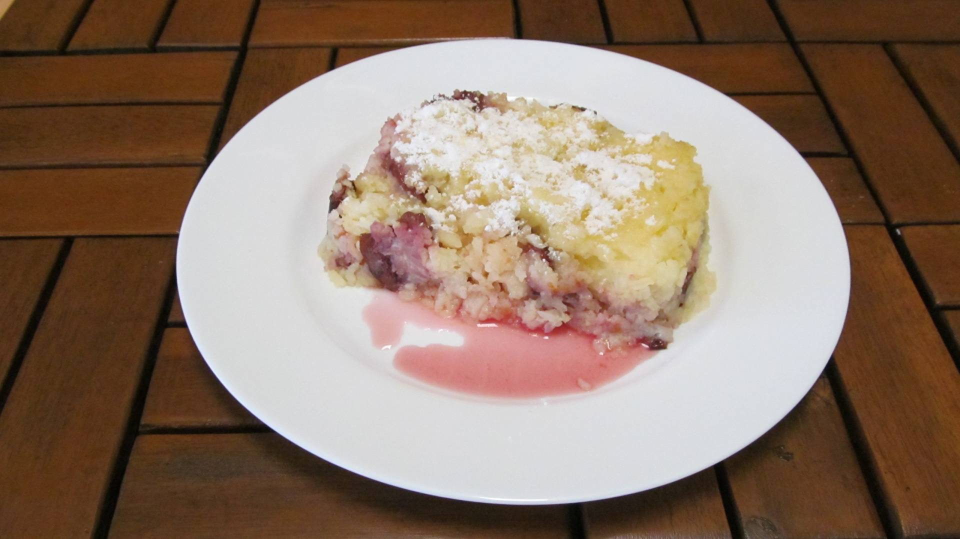 rýžový nákyp se švestkami