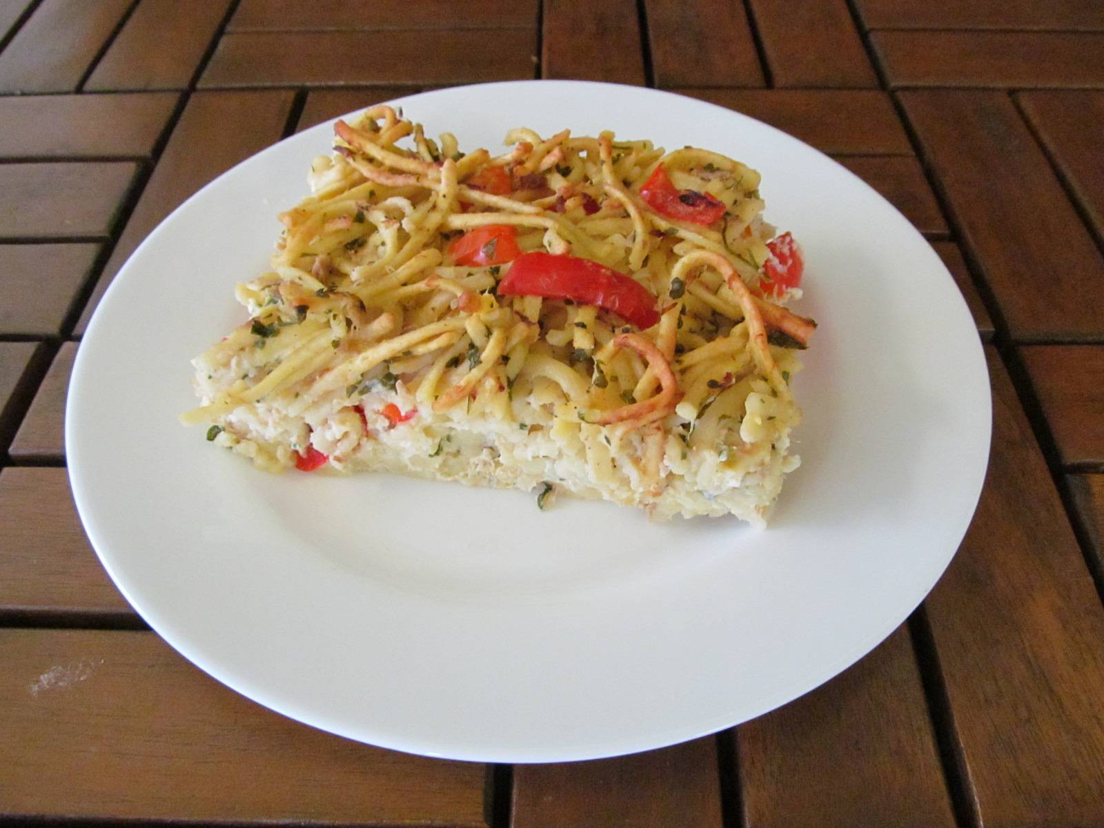 Špecle zapečené s tuňákem