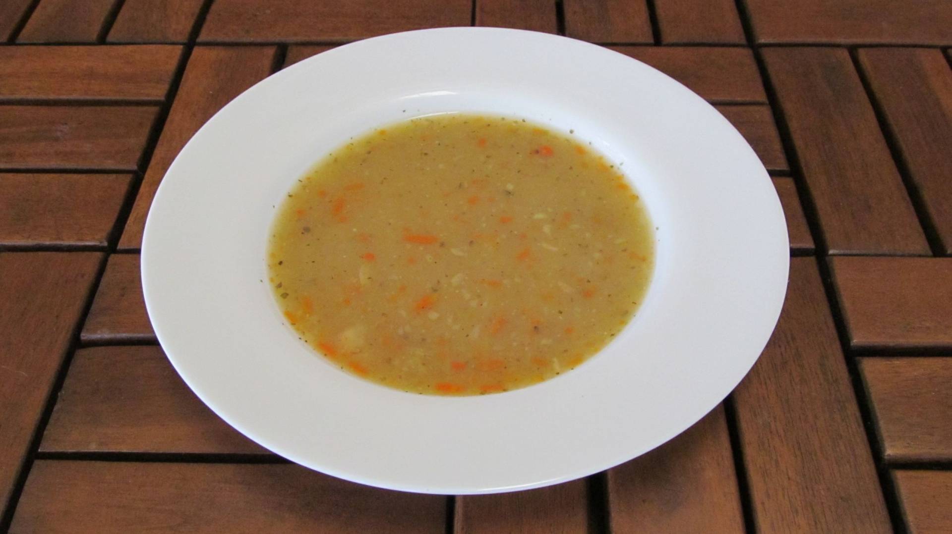 zeleninový vývar s pohankou