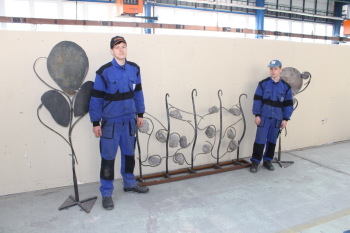 Kovářské výrobky našich žáků pro Priessnitzovy léčebné lázně