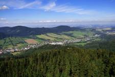 Pohled z rozhledny ZL.chlum